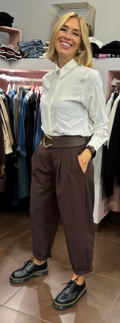 Pantalone Giorgia Marrone