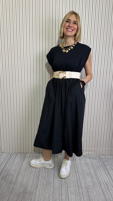Abito Catia Nero Curvy