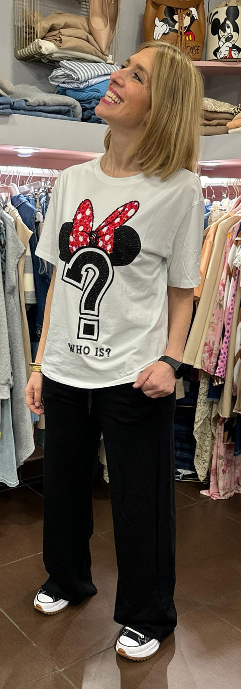 T-shirt Minnie Bianca