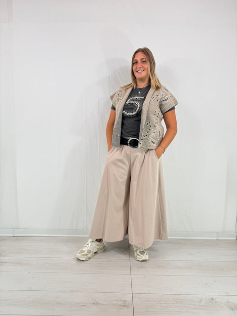 Gilet Bandana Beige