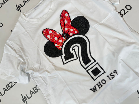 T-shirt Minnie Bianca