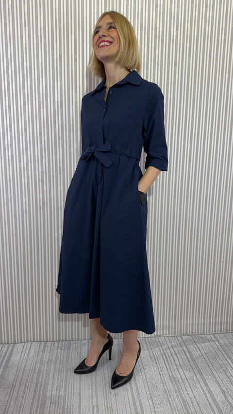Abito Clarissa Blu Curvy