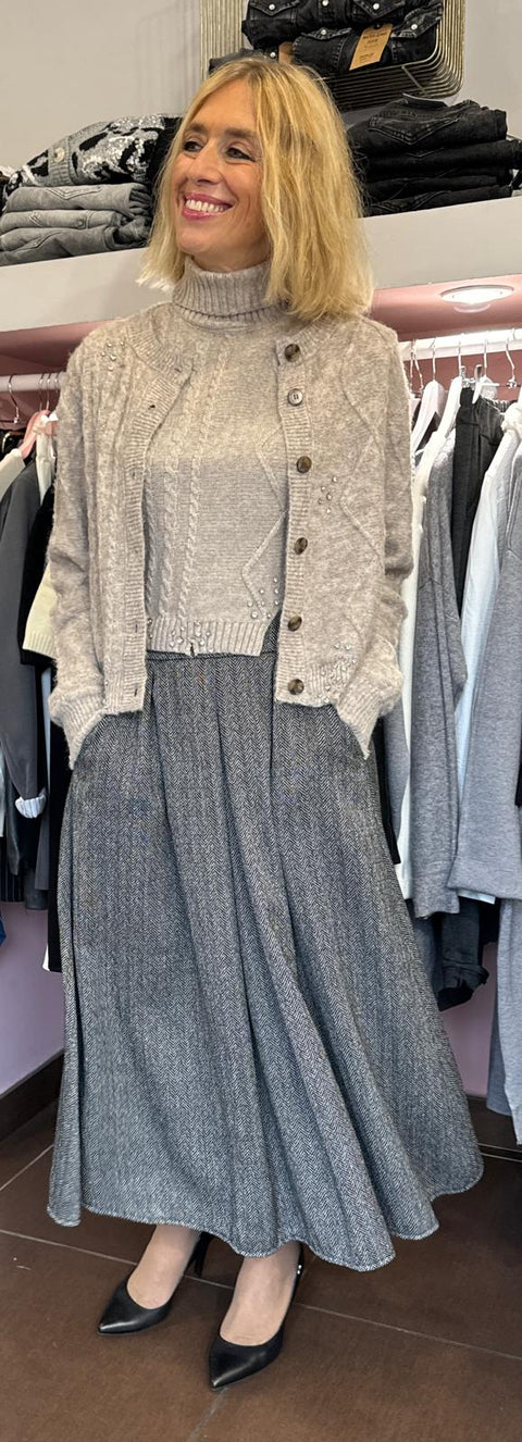 Cardigan Din Beige