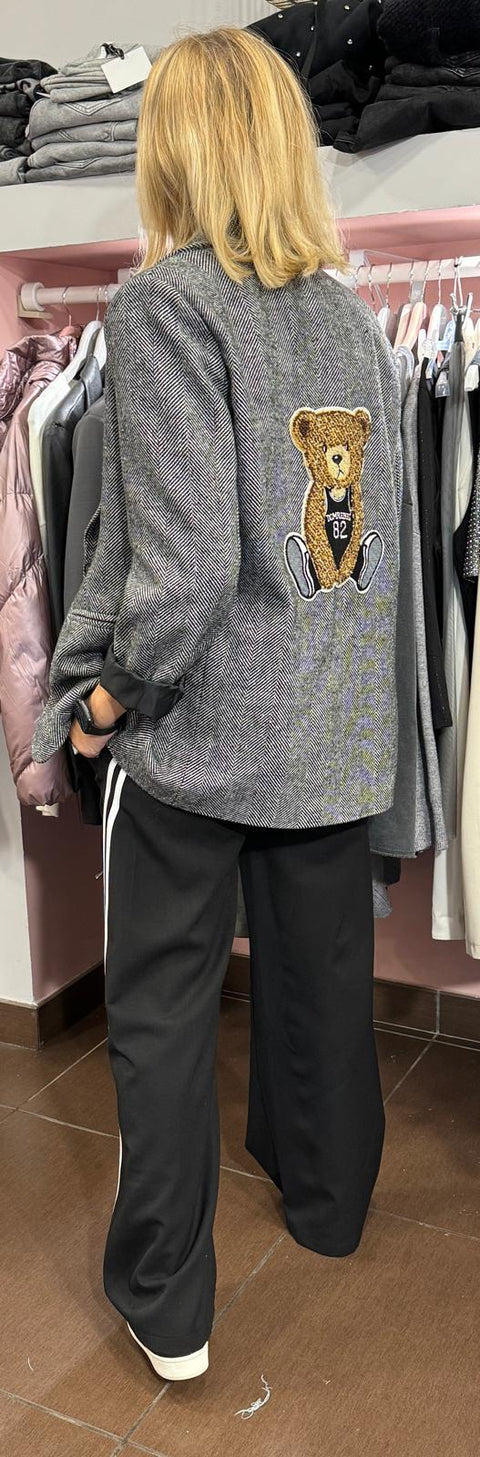 Blazer Bear Grigio Scuro