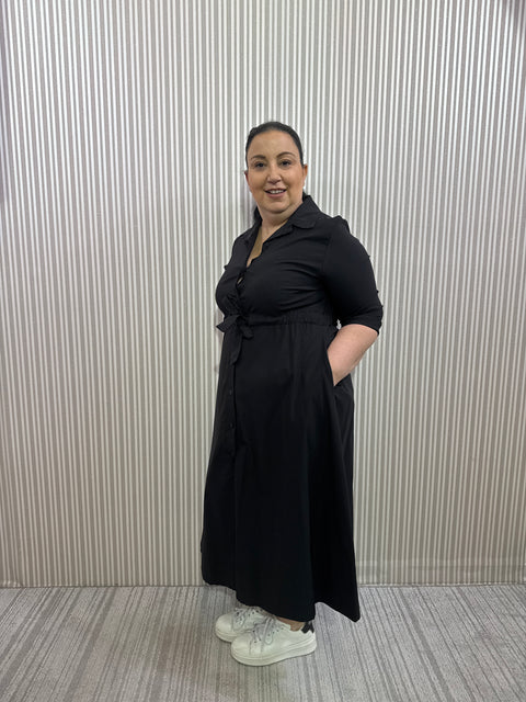 Abito Clarissa Nero Curvy