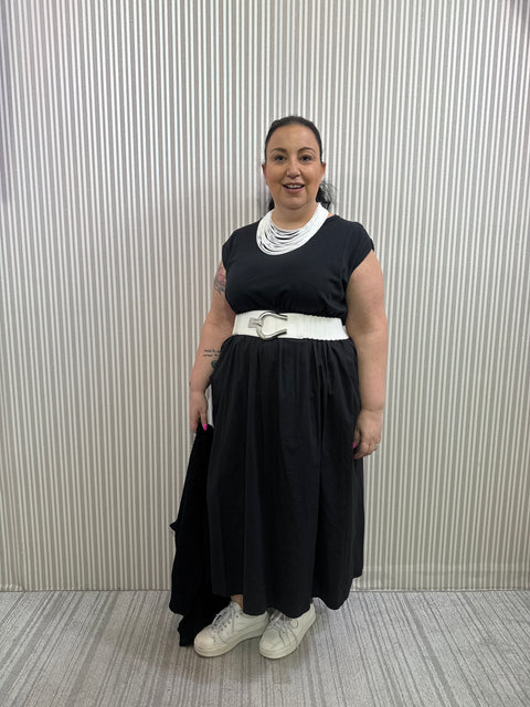 Abito Catia Nero Curvy