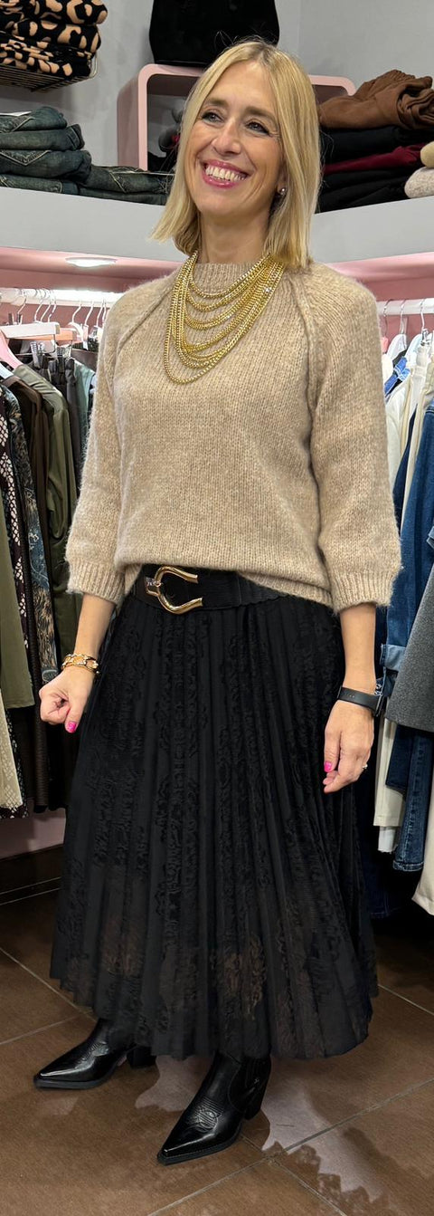 Maglione Daisy Beige