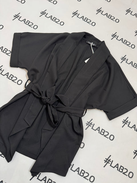 Blazer Kimono Nero