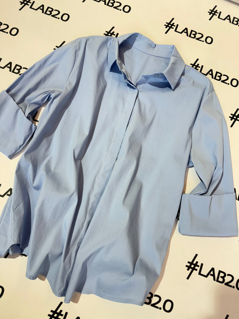 Camicia Classic Celeste