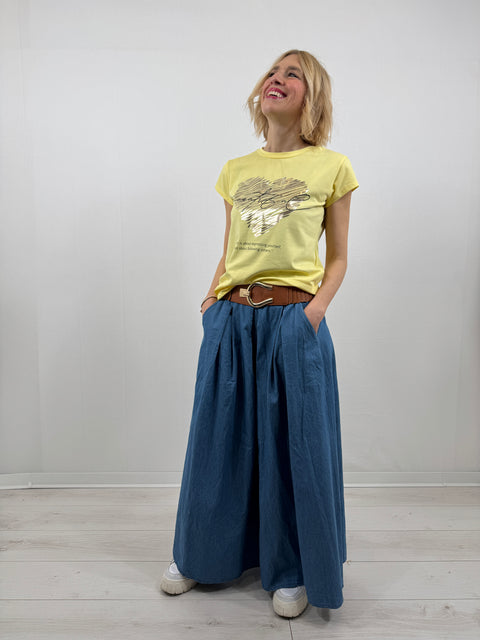 T-Shirt Vallie Giallina