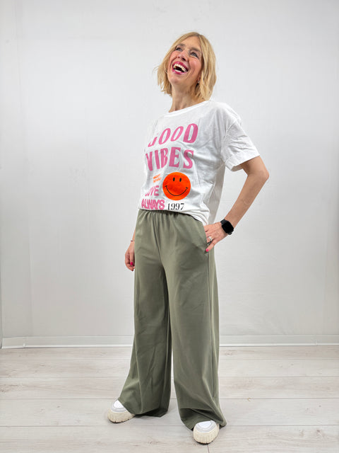 Pantalone tuta Marta Militare