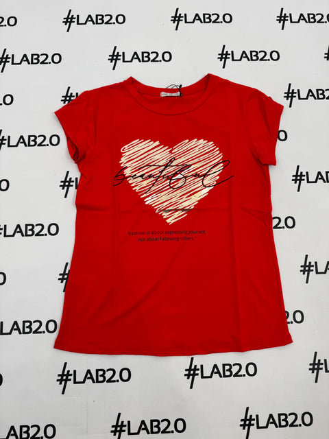 T-Shirt Vallie Rossa