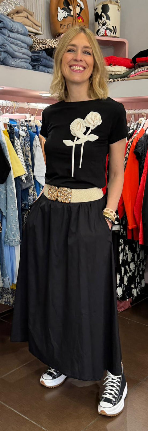 T-shirt Barbara Nera