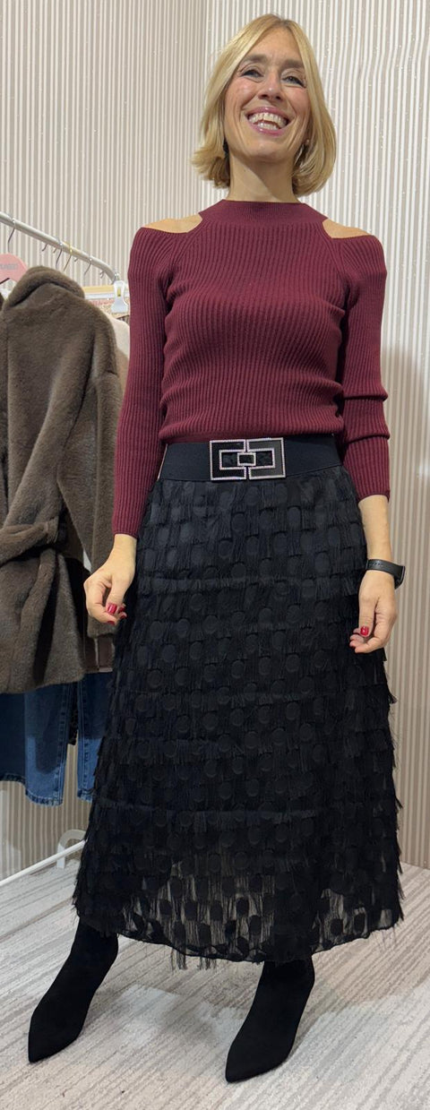 Maglioncino Silla Bordeaux