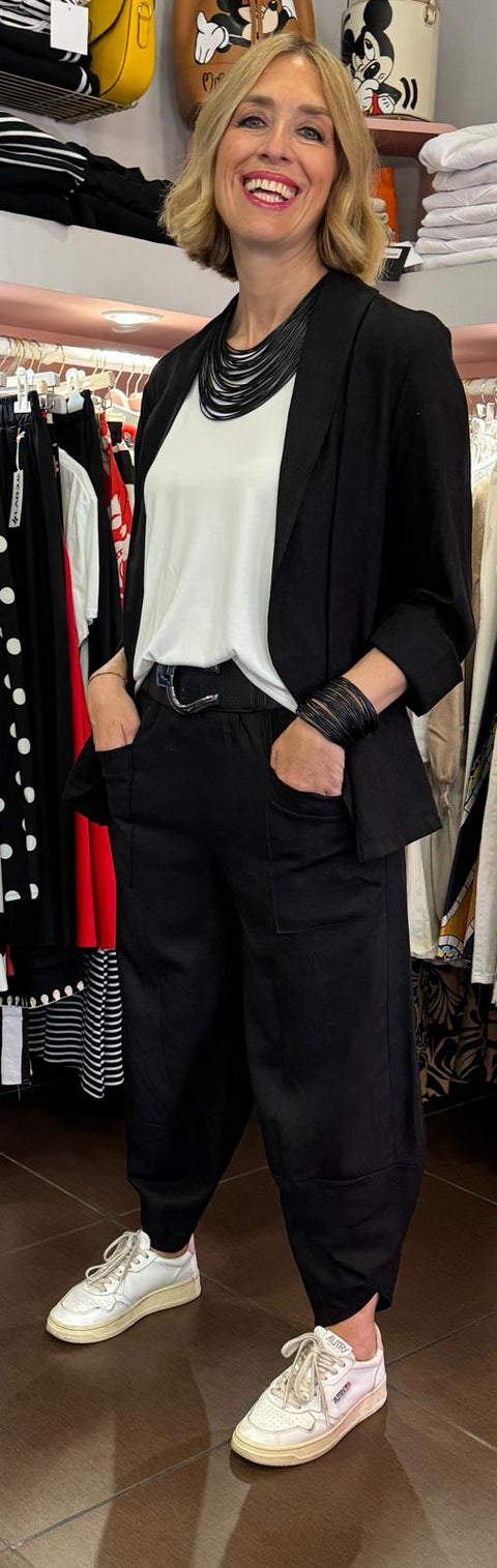 Blazer Lino Nero