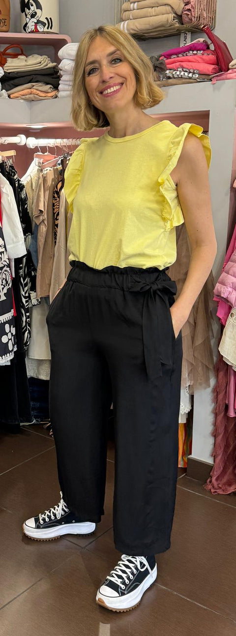 Pantalone fiocco Nero