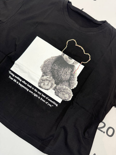 T-shirt Sweety Nera