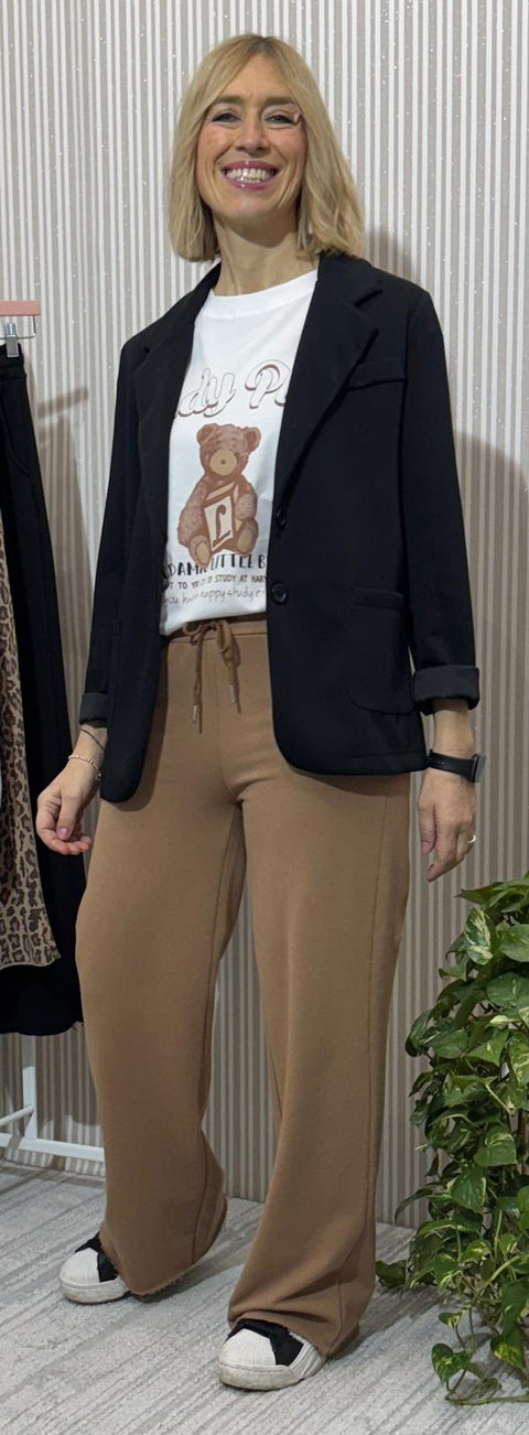 Pantalone tuta Katy Camel