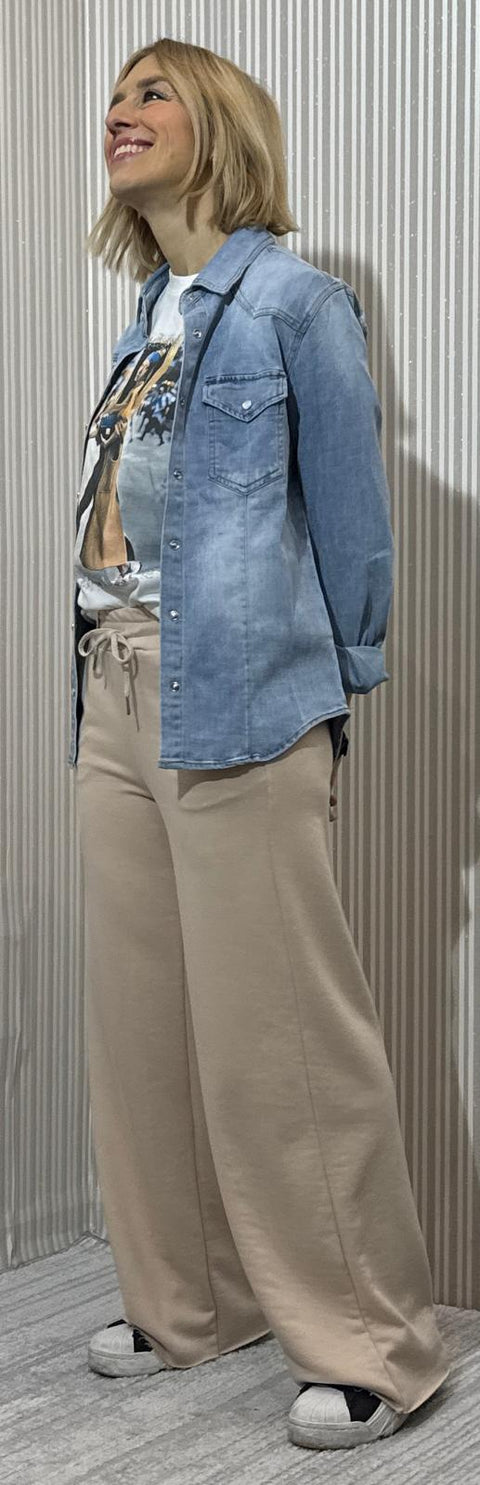 Pantalone tuta Katy Beige
