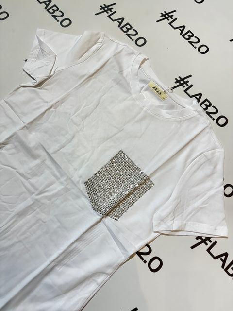 T-shirt Tasca Strass