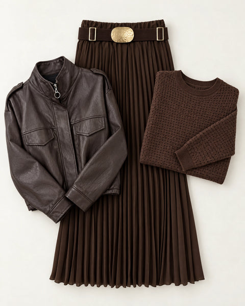 Total Look Brenda Marrone