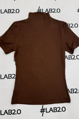 Basique col marron