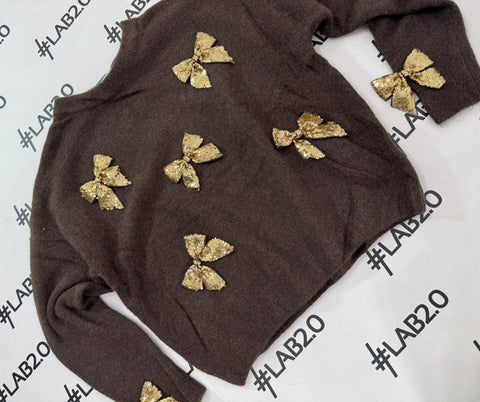 Maglione Fiocchi Paillettes