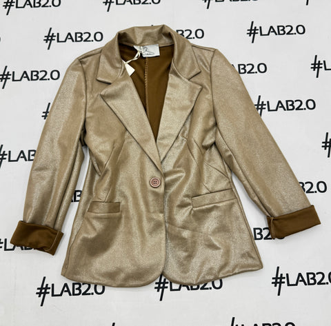 Blazer Ambra Glitter Tortora
