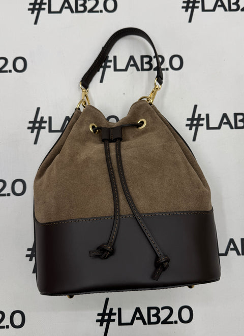Borsa Camoscio Tortora