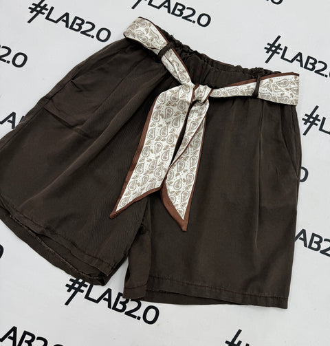 Pantaloncino Alle Marrone