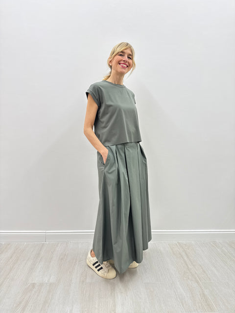 Vania Military Green Skirt
