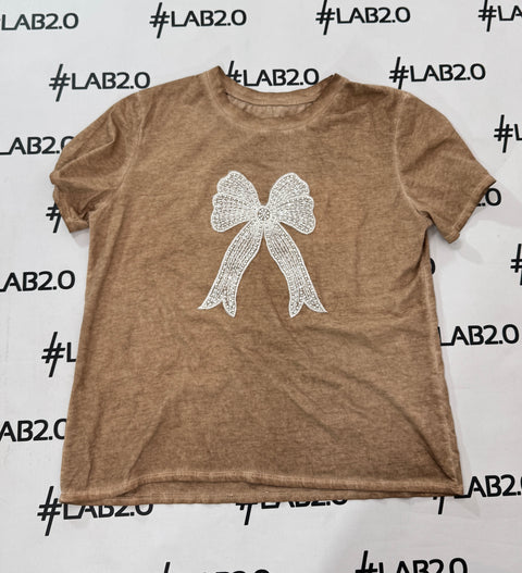T-shirt Chic Camel Delavè