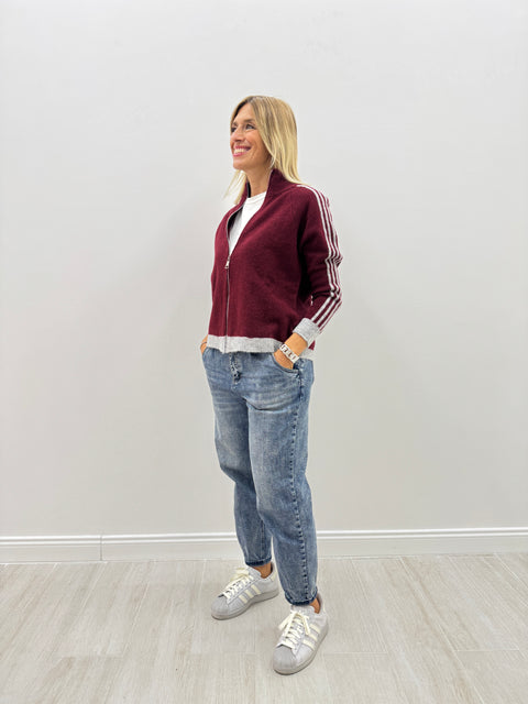 Cardigan Zaza Bordeaux