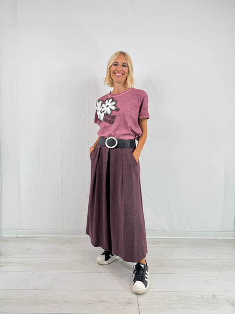 T-shirt Letizia Pink Delavè