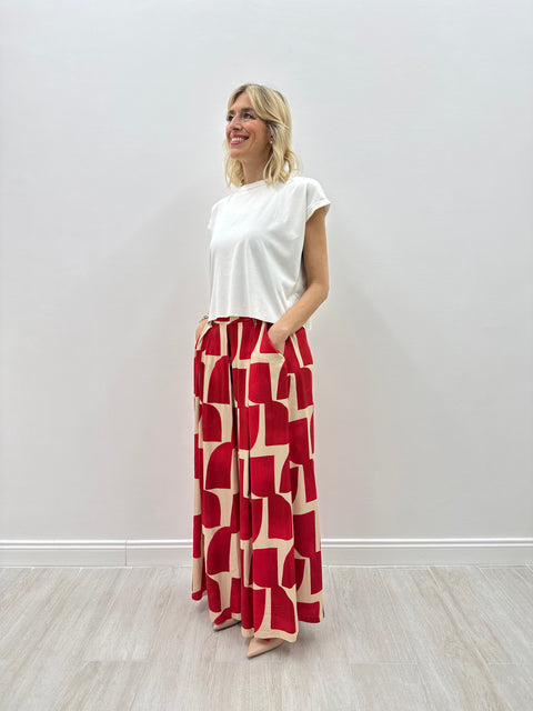 Pantalone Fiona Rosso