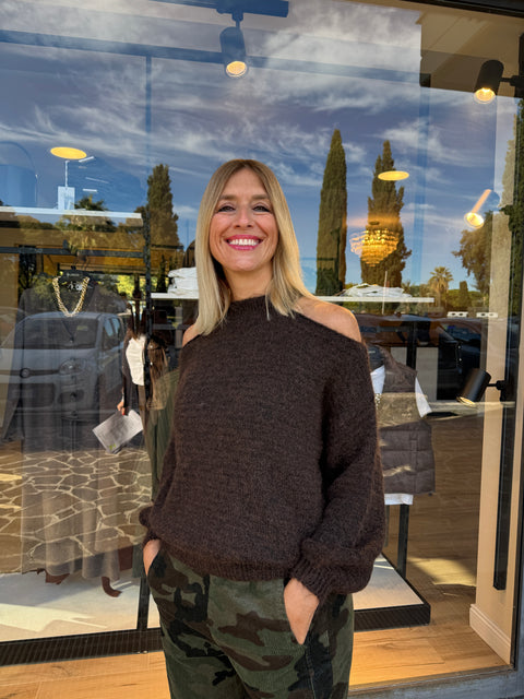 Maglione Claudia Marrone