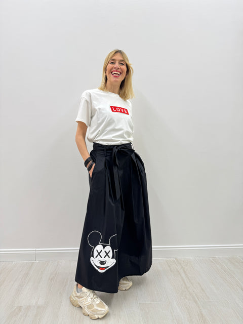 Maglietta Love Bianca