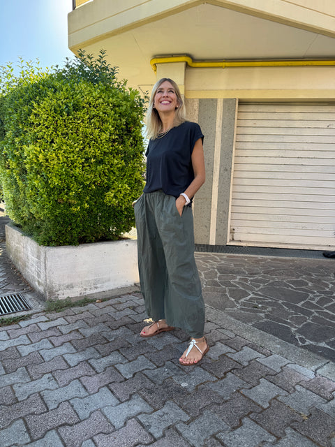 Pantalon Guenda Vert Militaire