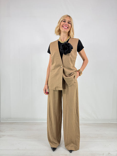Outfit Rania camel