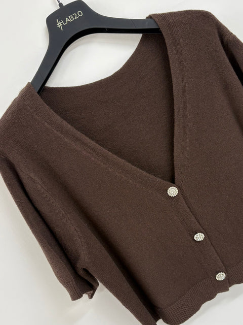 Cardigan Petra Marrone