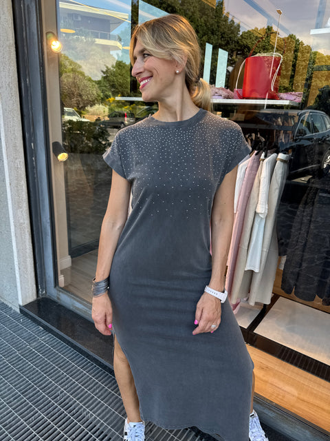 Brill Washed Grey Dress