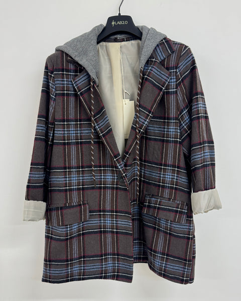 Blazer Debora Azzurro Marrone