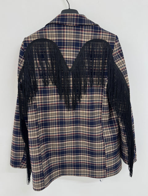 Blazer Fringe Blu