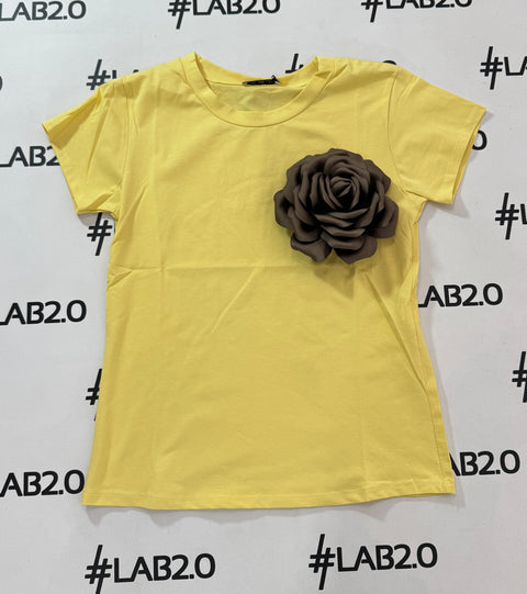 T-shirt Fiore Giallina