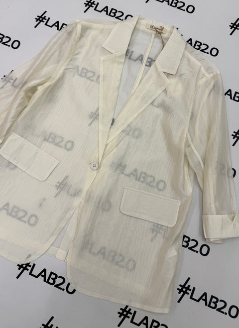 Blazer Velo Panna