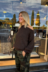 Maglione Claudia Marrone