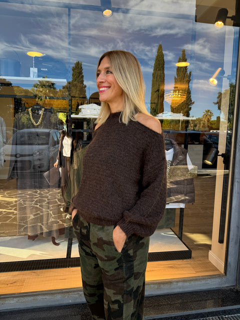 Maglione Claudia Marrone