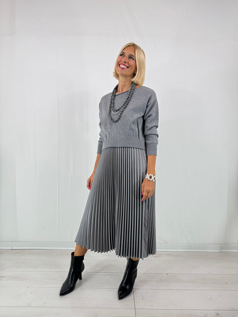 Abito Clotilde Grigio