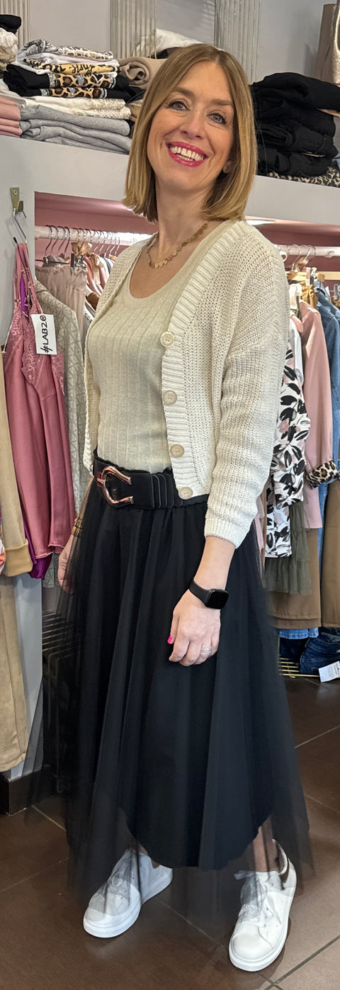 Cardigan Amber Panna