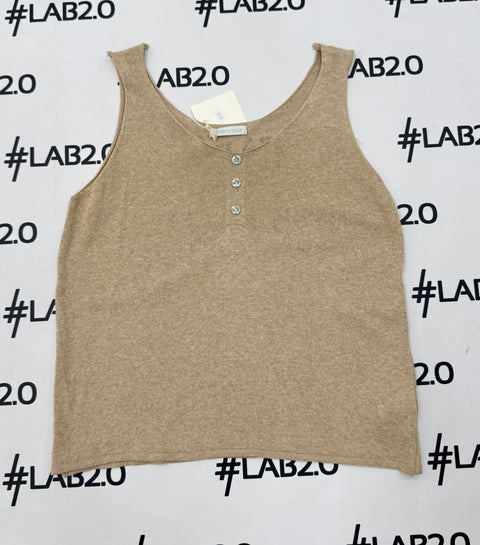 Camiseta de tirantes Cindy Beige